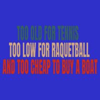 Pickleball Saying Pickleball Quote Too Old For Tennis Gift 16 in Basic Backpack