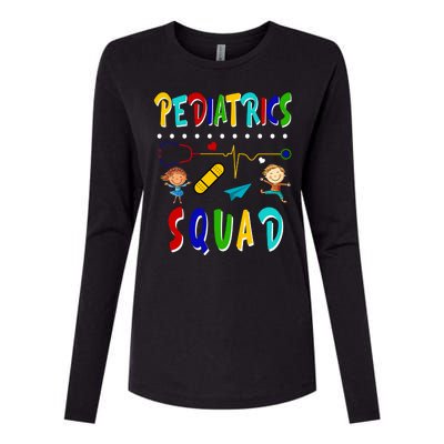 Pediatrics Squad Womens Cotton Relaxed Long Sleeve T-Shirt