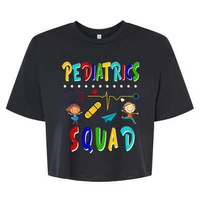 Pediatrics Squad Bella+Canvas Jersey Crop Tee