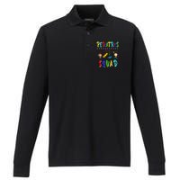 Pediatrics Squad Performance Long Sleeve Polo