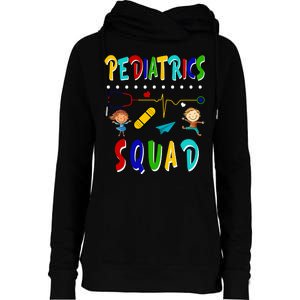 Pediatrics Squad Womens Funnel Neck Pullover Hood