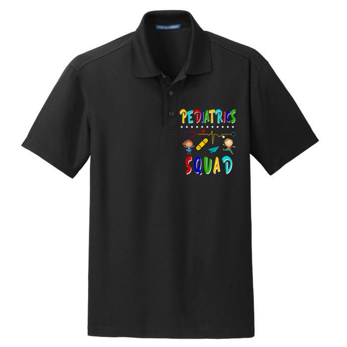 Pediatrics Squad Dry Zone Grid Polo