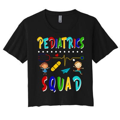 Pediatrics Squad Women's Crop Top Tee