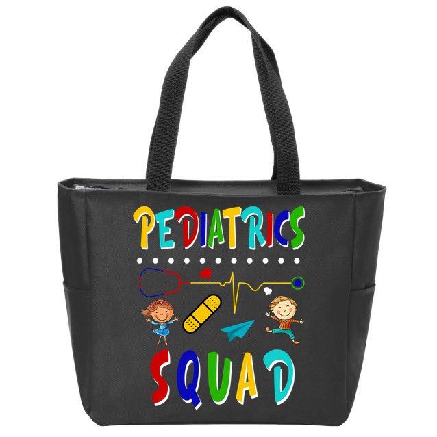 Pediatrics Squad Zip Tote Bag
