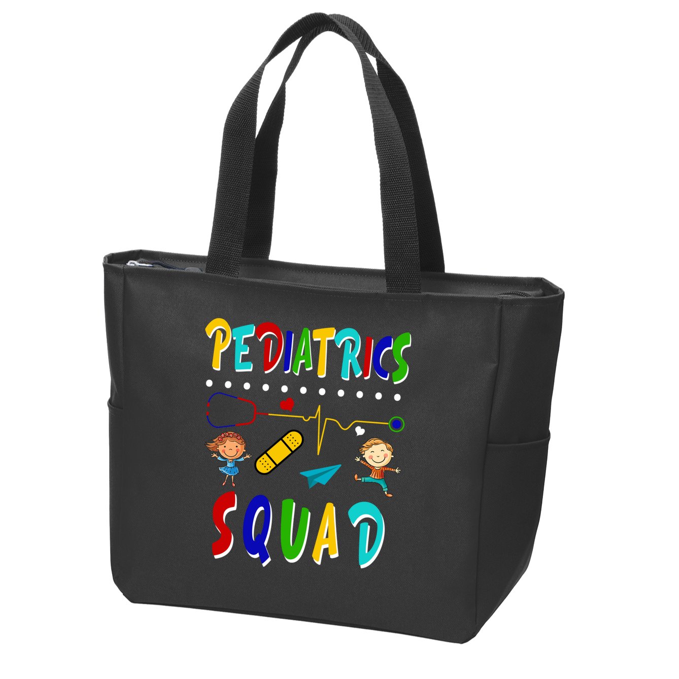 Pediatrics Squad Zip Tote Bag