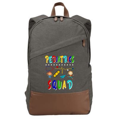 Pediatrics Squad Cotton Canvas Backpack