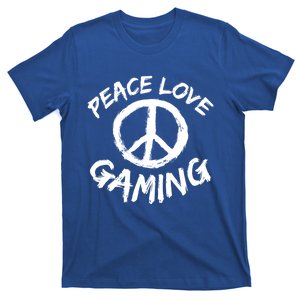 Peace Symbol Peace Love Gaming Gamble Love Computer Game Gift T-Shirt