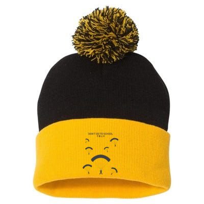 Pubg School Pom Pom 12in Knit Beanie