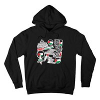 Palestine Solidarity Palestine Flag With Masjed Alaqsa Hoodie