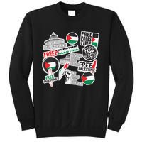 Palestine Solidarity Palestine Flag With Masjed Alaqsa Sweatshirt