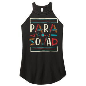 Para Squad Para Teacher Paraprofessional Women's Perfect Tri Rocker Tank