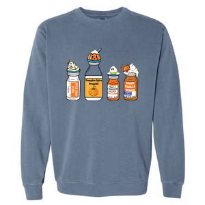 Pumpkin Spice Propofol Ativan Versed Haldol Nurse Halloween Garment-Dyed Sweatshirt