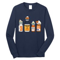 Pumpkin Spice Propofol Ativan Versed Haldol Nurse Halloween Long Sleeve Shirt