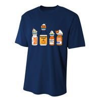 Pumpkin Spice Propofol Ativan Versed Haldol Nurse Halloween Performance Sprint T-Shirt