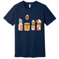 Pumpkin Spice Propofol Ativan Versed Haldol Nurse Halloween Premium T-Shirt