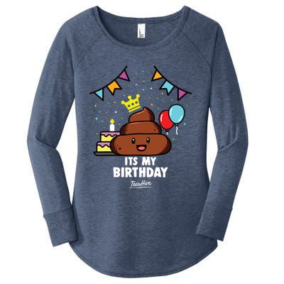 Poop Shit Poop Women's Perfect Tri Tunic Long Sleeve Shirt