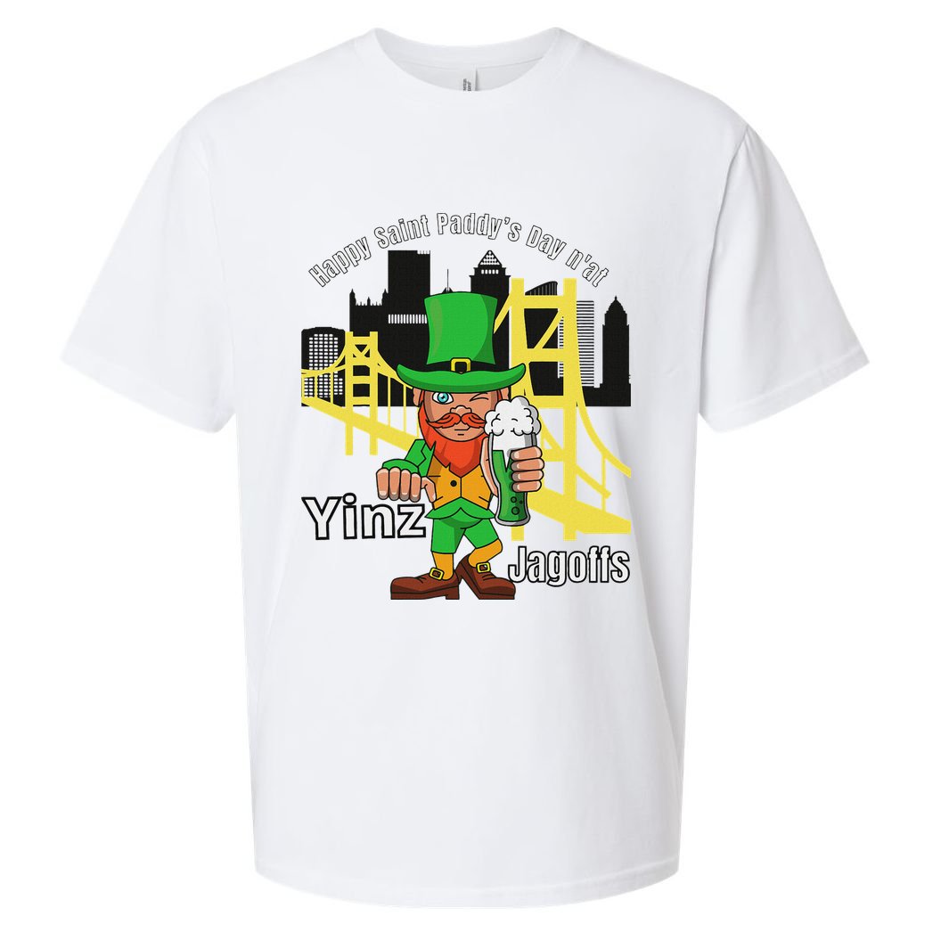 Pittsburgh St. PatrickS Day Sueded Cloud Jersey T-Shirt