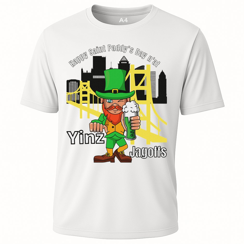Pittsburgh St. PatrickS Day Cooling Performance Crew T-Shirt
