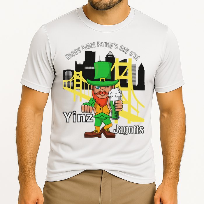 Pittsburgh St. PatrickS Day Cooling Performance Crew T-Shirt