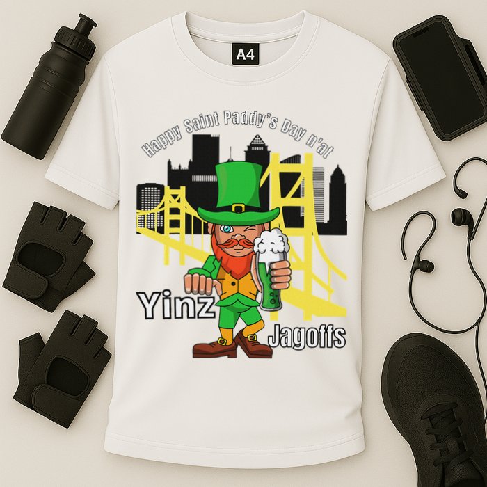 Pittsburgh St. PatrickS Day Cooling Performance Crew T-Shirt