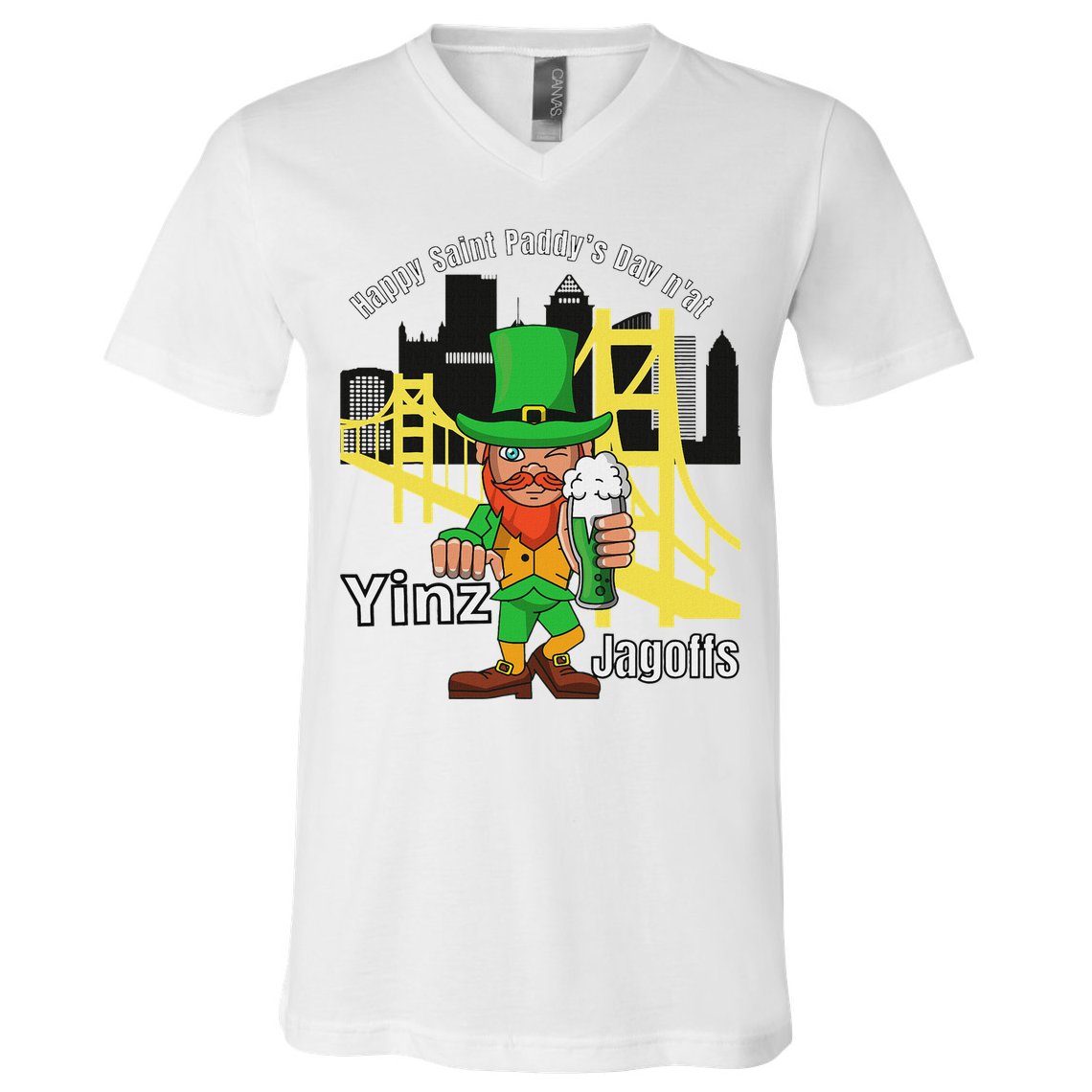 Pittsburgh St. PatrickS Day V-Neck T-Shirt