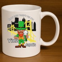 Pittsburgh St. PatrickS Day 11oz C Handle Ceramic Mug