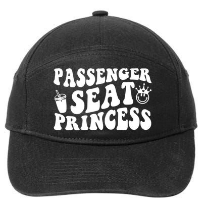 Princess Seat Passenger, Cute Girlfriend Princess Passenger 7-Panel Snapback Hat