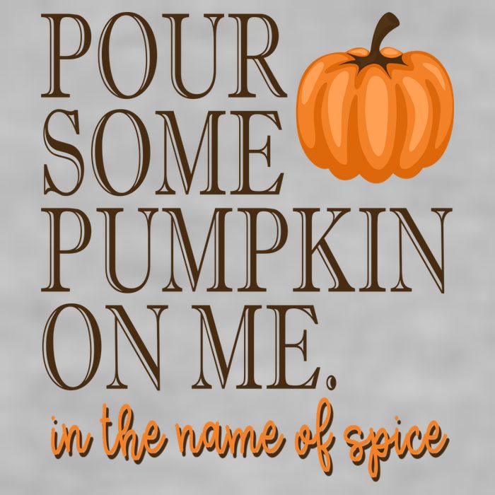 Pour Some Pumpkin On Me In The Name Of Spice Funny Fall Ladies PosiCharge Tri-Blend Wicking Tank