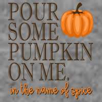 Pour Some Pumpkin On Me In The Name Of Spice Funny Fall Sustainable Beanie