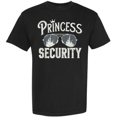 Princess Security Protection Birthday Party Matching Family Garment-Dyed Heavyweight T-Shirt