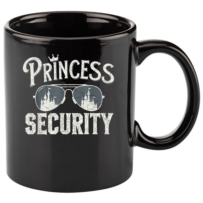 Princess Security Protection Birthday Party Matching Family 11oz C Handle Ceramic Mug