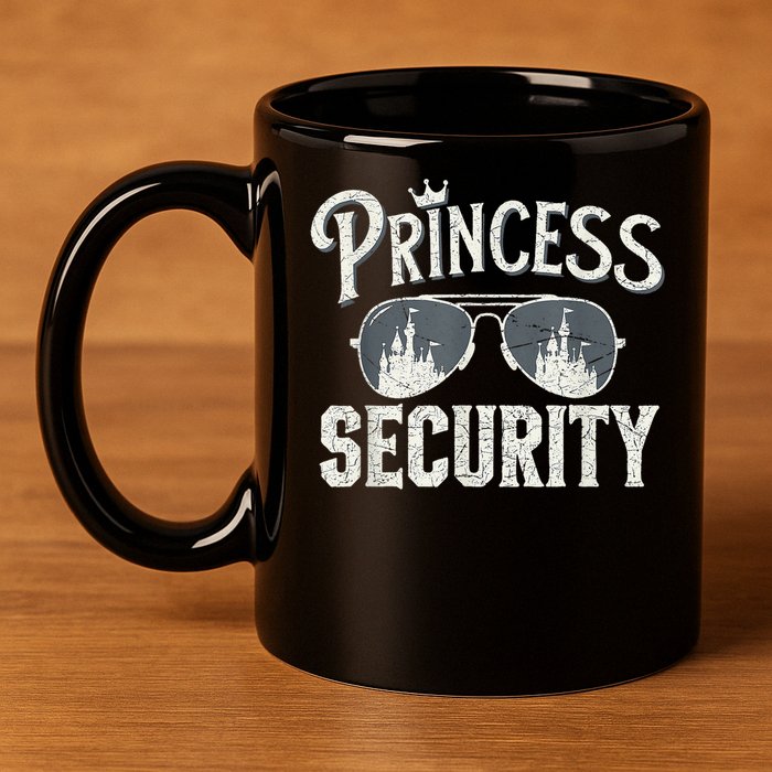 Princess Security Protection Birthday Party Matching Family 11oz C Handle Ceramic Mug