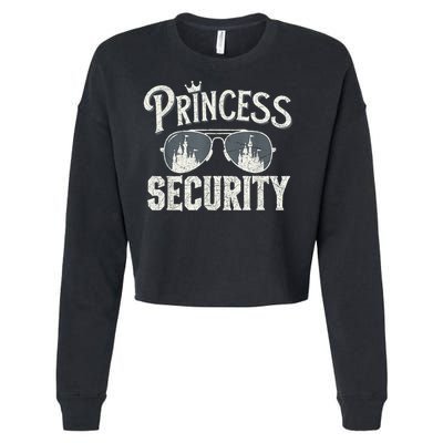 Princess Security Protection Birthday Party Matching Family Cropped Pullover Crew