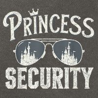 Princess Security Protection Birthday Party Matching Family Cotton Canvas Backpack