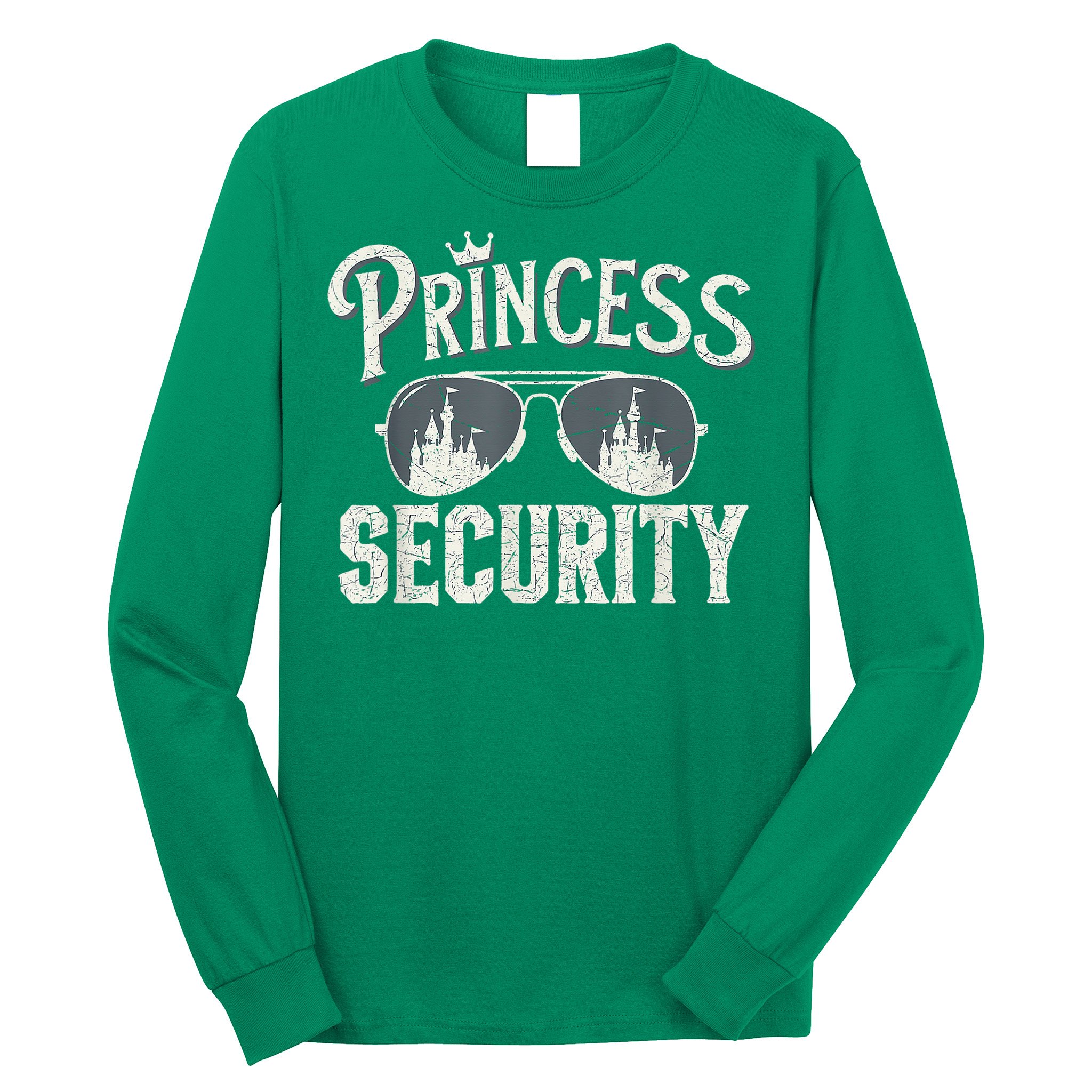 Princess Security Protection Birthday Party Matching Family Long Sleeve Shirt