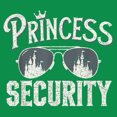 Princess Security Protection Birthday Party Matching Family T-Shirt