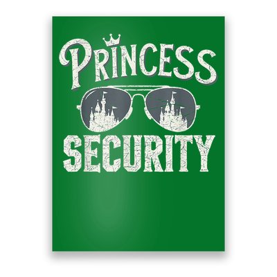 Princess Security Protection Birthday Party Matching Family Poster