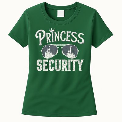 Princess Security Protection Birthday Party Matching Family Womens T-Shirt