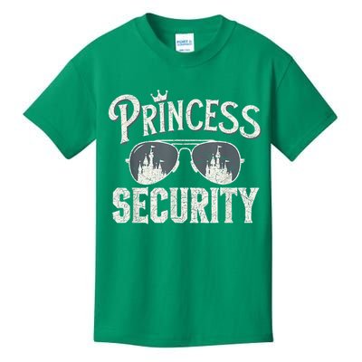Princess Security Protection Birthday Party Matching Family Kids T-Shirt