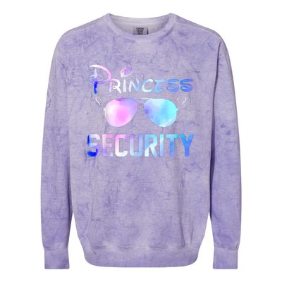 Princess Security Perfects Art For Dad Or Boyfriend Colorblast Crewneck Sweatshirt