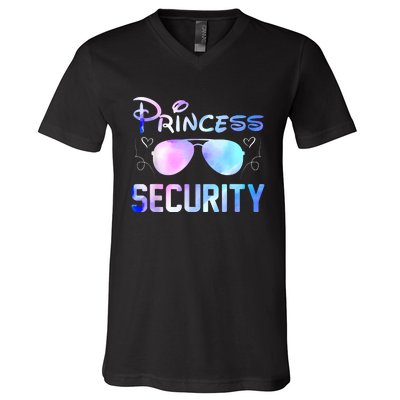 Princess Security Perfects Art For Dad Or Boyfriend V-Neck T-Shirt