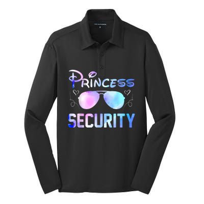 Princess Security Perfects Art For Dad Or Boyfriend Silk Touch Performance Long Sleeve Polo