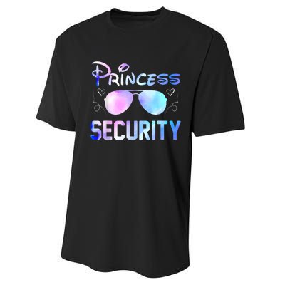 Princess Security Perfects Art For Dad Or Boyfriend Performance Sprint T-Shirt