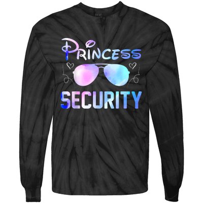 Princess Security Perfects Art For Dad Or Boyfriend Tie-Dye Long Sleeve Shirt