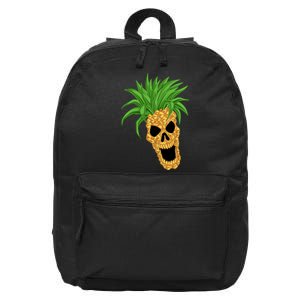 Pineapple Skull 16 in Basic Backpack