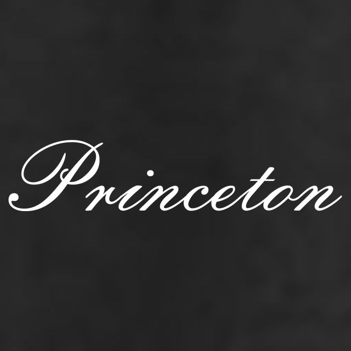 Princeton Script Crop Fleece Hoodie