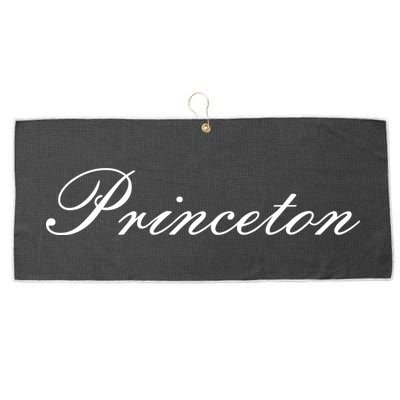 Princeton Script Large Microfiber Waffle Golf Towel