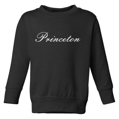 Princeton Script Toddler Sweatshirt