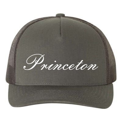 Princeton Script Yupoong Adult 5-Panel Trucker Hat