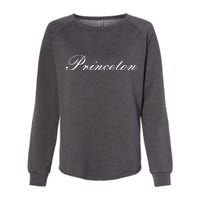 Princeton Script Womens California Wash Sweatshirt